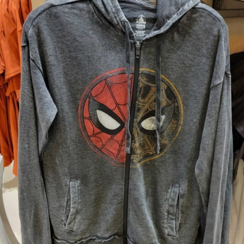 NWOT DISNEY MARVEL - ADULT Zip Hoodie - Spider-Man: No Way Home - Official Merch